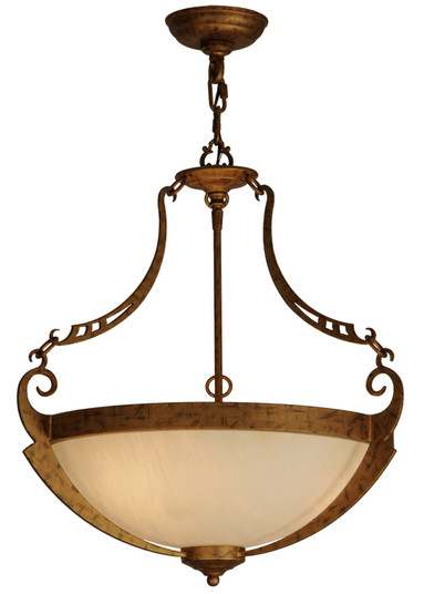 Focus Three Light Inverted Pendant in Spanish Gold (57|116380)