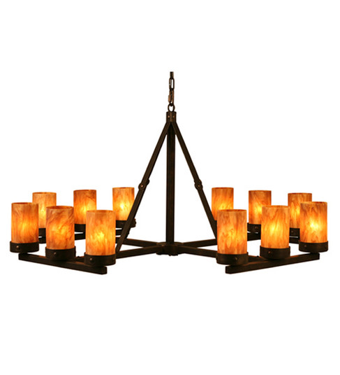 Parker 12 Light Chandelier in Rusty Nail (57|115643)