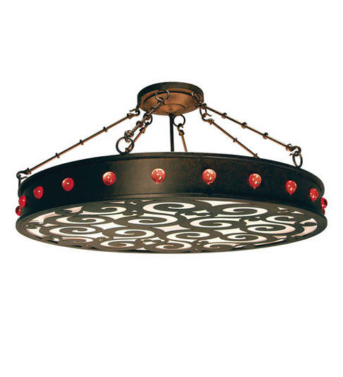 Jules 16 Light Semi-Flushmount in Cajun Spice (57|115172)