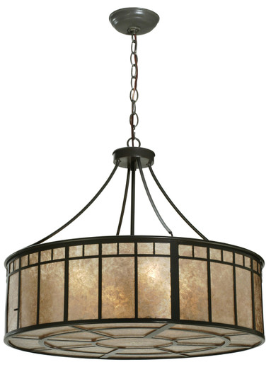 Glendale Four Light Inverted Pendant in Timeless Bronze (57|112438)