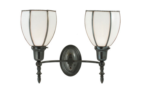 Borough Hall Two Light Wall Sconce in Craftsman Brown (57|109136)