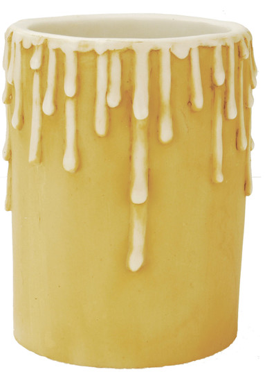 Poly Resin Candle Cover in Special Brown (57|102623)