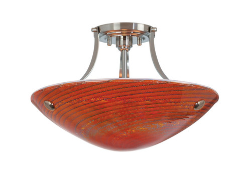 Neptune Three Light Ceiling Mount in Satin Nickel (408|CL501LVSNMB6)