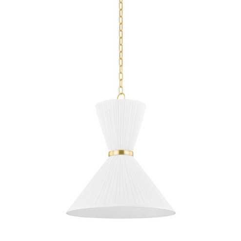 Enid Two Light Pendant in Aged Brass (70|5922-AGB)