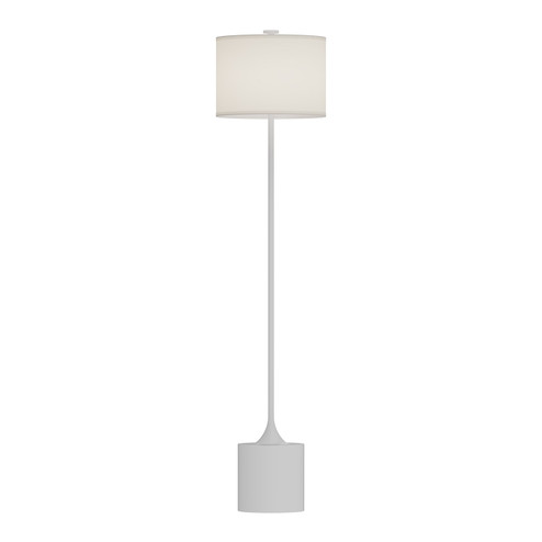 Issa One Light Floor Lamp in White/Ivory Linen (452|FL418761WHIL)