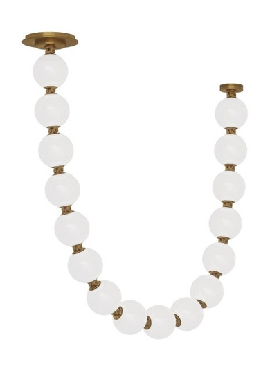Perle LED Pendant in Natural Brass (182|SLPD23127NBR-277)