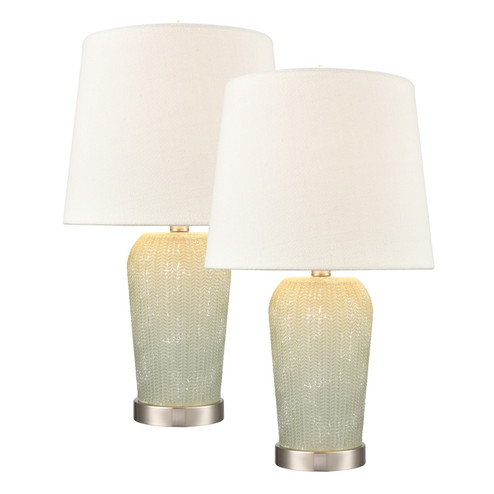 Prosper One Light Table Lamp - Set of 2 in Green (45|S0019-8033/S2)