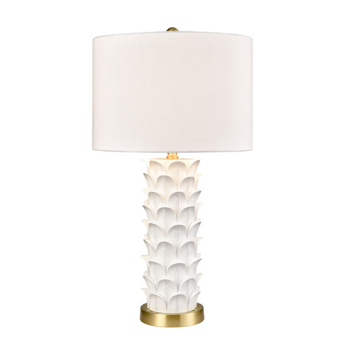 Beckwith One Light Table Lamp in White (45|S0019-11153-LED)