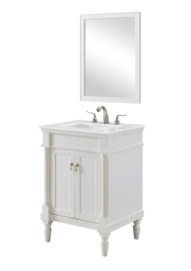 Lexington Single Bathroom Vanity in Antique white (173|VF13024AW-VW)