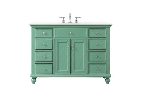 Otto Single Bathroom Vanity in Vintage mint (173|VF12348VM-VW)