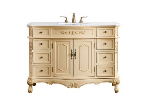 Danville Single Bathroom Vanity in Light antique beige (173|VF10148LT-VW)