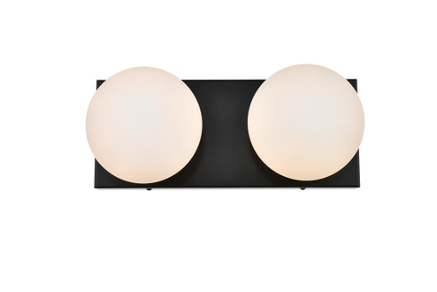 Jaylin Two Light Bath Sconce in Black (173|LD7303W14BLK)