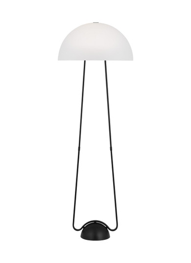 Nido One Light Floor Lamp in Midnight Black (454|KT1381MBK1)