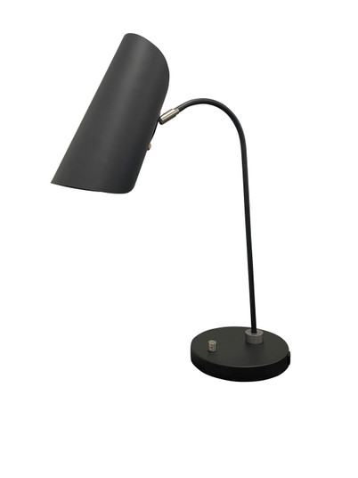 Logan LED Table Lamp in Black/Satin Nickel (30|L350-BLKSN)