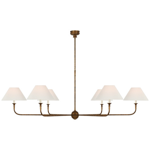Piaf LED Chandelier in Antique Gild (268|TOB 5454AG-L)