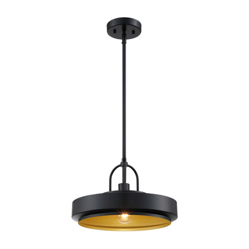 Odea One Light Pendant in Matte Black (43|D295M-14P-MB)