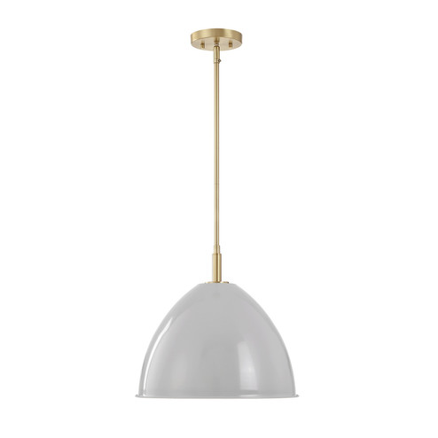 Biba One Light Pendant in Brushed Gold (43|D287M-15P-BG)