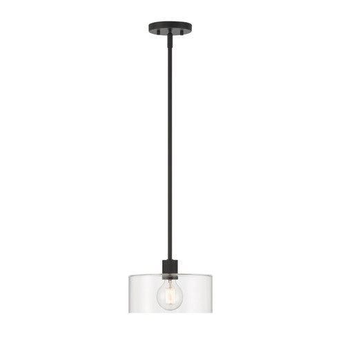 Vibrato One Light Pendant in Matte Black (43|D285M-9P-MB)