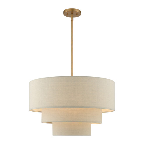 Bellingham Four Light Pendant Chandelier in Antique Gold Leaf (107|58894-48)