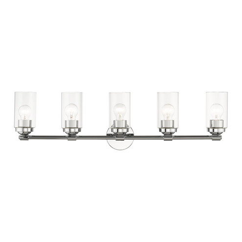 Whittier Five Light Vanity Sconce in Polished Chrome (107|18085-05)