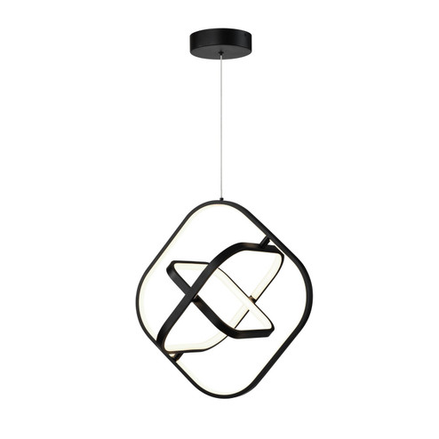 Sienna LED Pendant in Semi Gloss Black (78|AC6690BK)