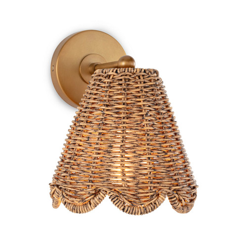 Kismet One Light Wall Sconce in Natural (400|15-1195NB)