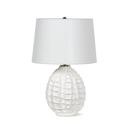 Caspian One Light Table Lamp in White (400|13-1575WT)