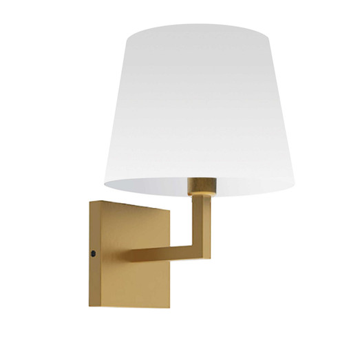 Whitney One Light Wall Sconce in White (216|WHN-91W-AGB-WH)