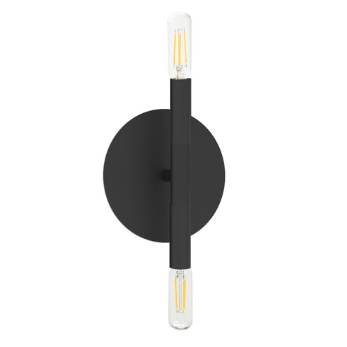 Wand Two Light Wall Sconce in Black (216|WAN-132W-MB)