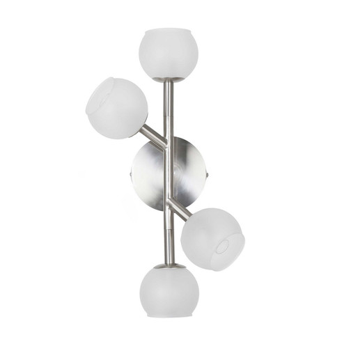 Tanglewood Four Light Wall Sconce in Satin Chrome (216|TWD-174W-SC)