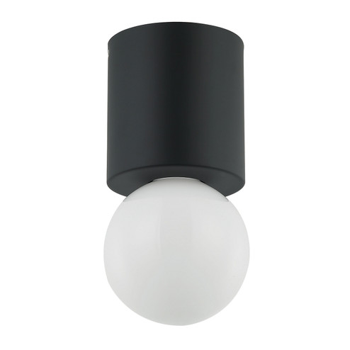 Theron One Light Flush Mount in Black (216|TRN-51FH-MB)