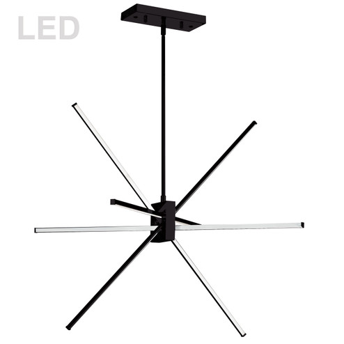 Summit LED Pendant in Black (216|SUM-34P-MB)