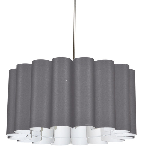 Sandra Four Light Pendant in Grey (216|SAN244-PC-835)