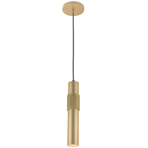 Passwell One Light Pendant in Aged Brass (216|PSW-121P-AGB)