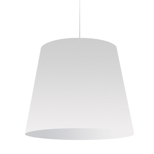 Oversized Drum One Light Pendant in White (216|OD-L-790)