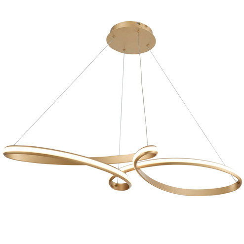 Nola LED Pendant in Aged Brass (216|NOL-4350LEDHP-AGB)