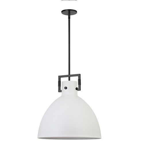 Liberty One Light Pendant in Matte White (216|LBY-201P-MW-MB)
