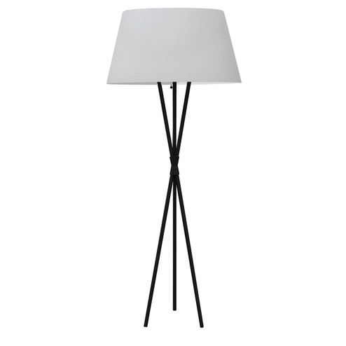 Gabriela One Light Floor lamp in Black (216|GAB-601F-MB-WH)