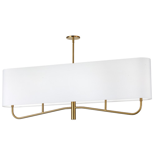 Eleanor Four Light Chandelier in Aged Brass (216|ELN-544HC-AGB-790)