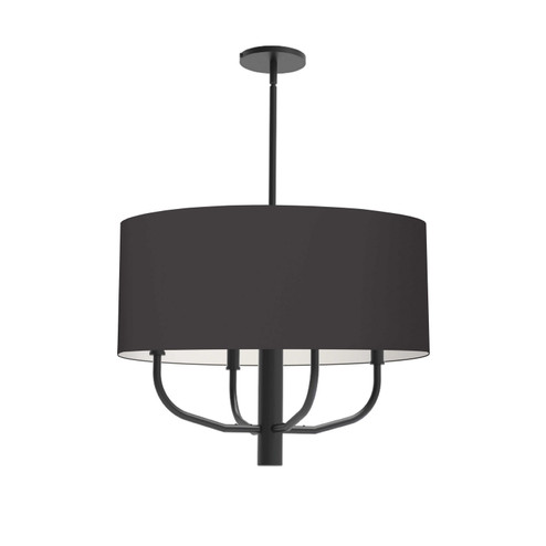 Eleanor Four Light Chandelier in Black (216|ELN-224C-MB-797)