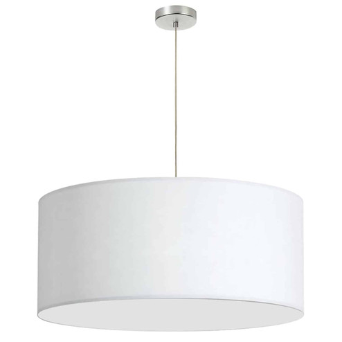 Oversized Drum One Light Pendant in White (216|DRM-L-790)