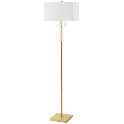 Fernanda Two Light Floor Lamp in Aged Brass (216|DM231F-AGB)