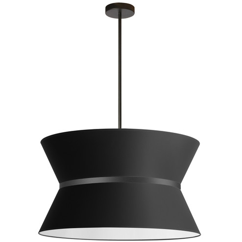 Caterine Four Light Chandelier in Black (216|CTN-244C-MB-797)