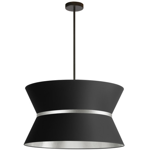 Caterine Four Light Chandelier in Black (216|CTN-244C-MB-697)