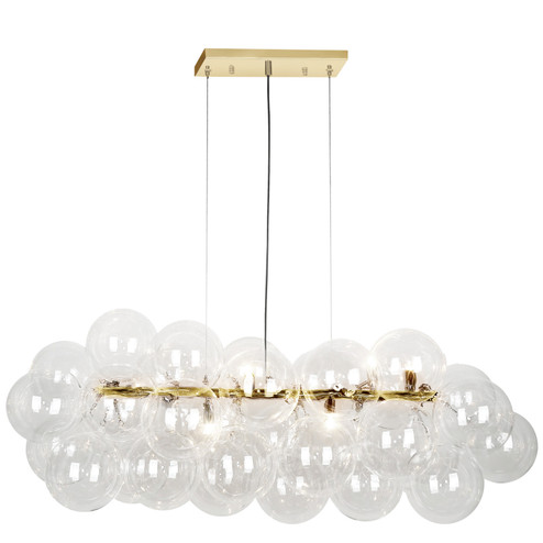 Comet Ten Light Pendant in Clear (216|CMT-418HP-CLR-AGB) Comet Ten Light Pendant in Clear (216|CMT-418HP-CLR-AGB)