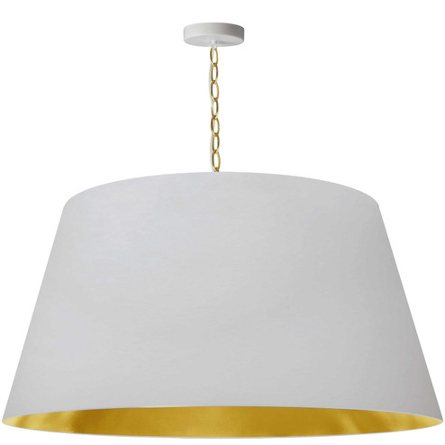 Brynn One Light Pendant in White (216|BRY-XL-AGB-692)