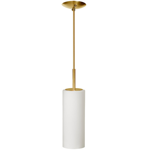 Paza One Light Pendant in White (216|83202-AGB-WH)