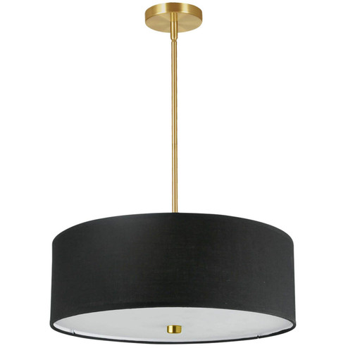 Everly Four Light Pendant in Black (216|571-204P-AGB-BK)
