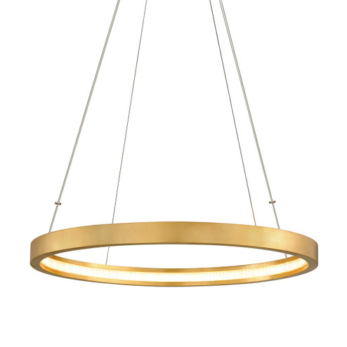 Jasmine LED Chandelier in Gold Leaf (68|284-42-GL)