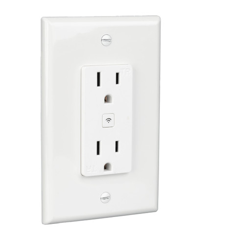 Spektrum+ Controls Outlet 2 Socket in White (303|SPKPL-OUTLETW-2S-WH)